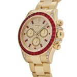 Rolex Daytona 126598TRU Yellow Gold Ruby Bezel Diamond Pave Dial - Image 5