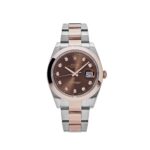 Rolex Datejust 41 126301 Rose Gold Stainless Steel Chocolate Diamond Dial (2023)