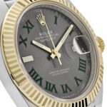Rolex Datejust 41 126333 Wimbledon Yellow Gold Stainless Steel Slate Dial Jubilee - Image 4
