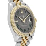 Rolex Datejust 41 126333 Wimbledon Yellow Gold Stainless Steel Slate Dial Jubilee - Image 5