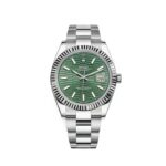 Rolex Datejust 41 126334 Stainless Steel Green Motif Dial Oyster