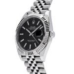 Rolex Datejust 41 126334 Stainless Steel Black Dial Jubilee Bracelet - Image 2
