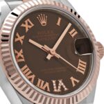 Rolex Datejust 31 278271 'Ladies' Rose Gold Stainless Steel Roman Chocolate Dial Jubilee (2024) - Image 5