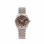 Rolex Datejust 31 278271 'Ladies' Rose Gold Stainless Steel Roman Chocolate Dial Jubilee (2024)