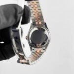 Rolex Datejust 31 278381RBR 'Ladies' Stainless Steel Rose Gold Brown Roman Numerals Diamond Dial Diamond Bezel Jubilee - Image 9