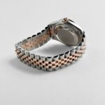 Rolex Datejust 31 278381RBR 'Ladies' Stainless Steel Rose Gold Brown Roman Numerals Diamond Dial Diamond Bezel Jubilee - Image 7