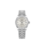 Rolex Datejust 36 278384RBR 'Ladies' White Gold Stainless Steel Silver Dial