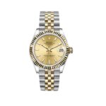 Rolex Datejust 31 278273 'Ladies' Yellow Gold Stainless Steel Champagne Dial
