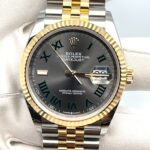 Rolex Datejust 36 126233 'Wimbledon' Stainless Steel Yellow Gold Slate Dial Jubilee (2024) - Image 4