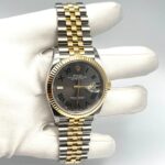 Rolex Datejust 36 126233 'Wimbledon' Stainless Steel Yellow Gold Slate Dial Jubilee (2024) - Image 3