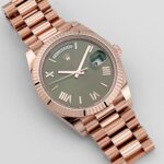 Rolex Day-Date 228235 Rose Gold Olive Green Dial (2023) - Image 4