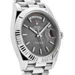 Rolex Day-Date 40 228239 White Gold Slate Rhodium Grey Dial (2024) - Image 4