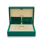 Rolex Day-Date 36 128398TBR Yellow Gold Carnelian Diamond Roman Numerals Dial Diamond Bezel - Image 9