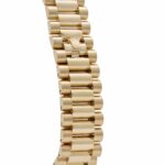 Rolex Day-Date 36 128398TBR Yellow Gold Carnelian Diamond Roman Numerals Dial Diamond Bezel - Image 8