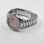 Rolex Day-Date 36 128349RBR White Gold Diamond Bezel Pink Diamond Dial (2020) - Image 4