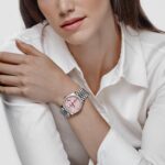 Rolex Day-Date 36 128349RBR White Gold Diamond Bezel Pink Diamond Dial (2020) - Image 2