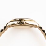 Rolex Day-Date 36 128398TBR Yellow Gold Turquoise Stone Diamond Roman Numerals Dial Diamond Bezel - Image 8