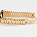 Rolex Day-Date 36 128398TBR Yellow Gold Turquoise Stone Diamond Roman Numerals Dial Diamond Bezel - Image 10