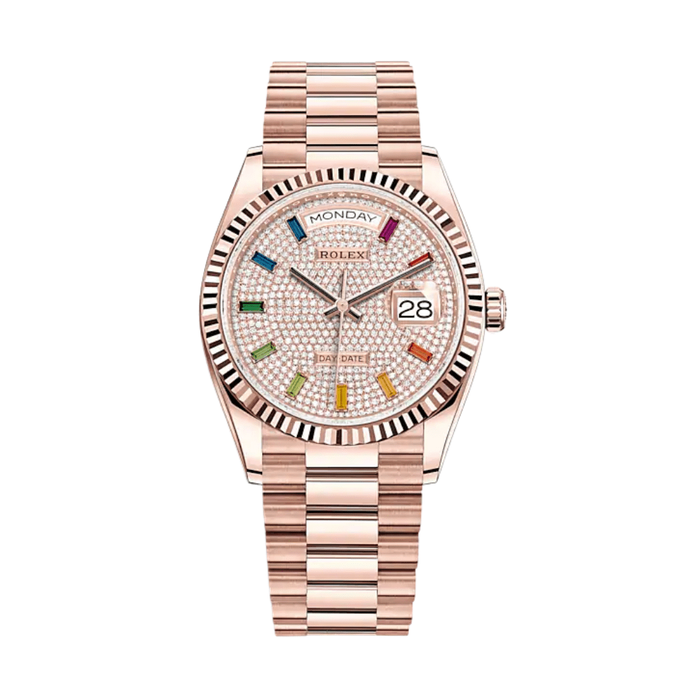 rolex-day-date-36-rose-gold-diamond-paved-dial-128235-rolex-40267353686260.png Rolex Day-Date 36 128235 Rose Gold Diamond Paved Dial - Image 1