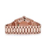 Rolex Day-Date 36 128235 Rose Gold Mother of Pearl Diamond Dial - Image 7
