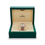 Rolex Day-Date 36 128235 Rose Gold Mother of Pearl Diamond Dial - Image 8