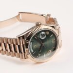 Rolex Day-Date 40 228235 Rose Gold Olive Green Dial (2022) - Image 6