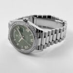 Rolex Day-Date 40 228349RBR White Gold Olive Green Dial Diamond Bezel (2021) - Image 5