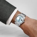 Rolex Day-Date 40 228396TBR Platinum Diamond Bezel Ice Blue Diamond Dial (2017) - Image 2