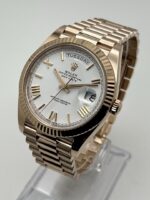 Rolex Day-Date 40 228235 Rose Gold White Roman Dial - Image 5