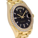 Rolex Day-Date 40 228348RBR Yellow Gold Diamond Bezel Black Onyx Dial (2025) - Image 4