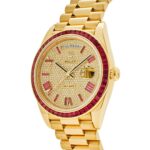 Rolex Day-Date 40 228398TRU Yellow Gold Roman Dial Ruby Bezel - Image 3