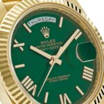 Rolex Day-Date 40 228238 Yellow Gold Green Roman Numerals Dial (2025) - Image 4