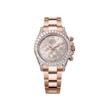 Rolex Daytona 126595TBR Rose Gold Sundust Diamond Dial Diamond Bezel
