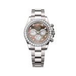 Rolex Daytona 126579RBR White Gold Mother of Pearl Diamond Dial Diamond Bezel (2024)