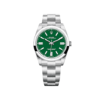 Rolex Oyster Perpetual 41 124300 Stainless Steel Green Dial