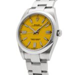 Rolex Oyster Perpetual 41 124300 Stainless Steel Yellow Dial - Image 3