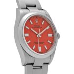 Rolex Oyster Perpetual 36 126000 Stainless Steel Coral Red Dial - Image 7