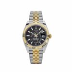 Rolex Sky-Dweller 326933 Stainless Steel Yellow Gold Jubilee Black Dial