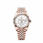 Rolex Sky-Dweller 336935 Everose Gold White Dial Jubilee