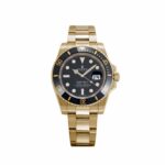 Rolex Submariner Date 116618LN Yellow Gold Black Dial